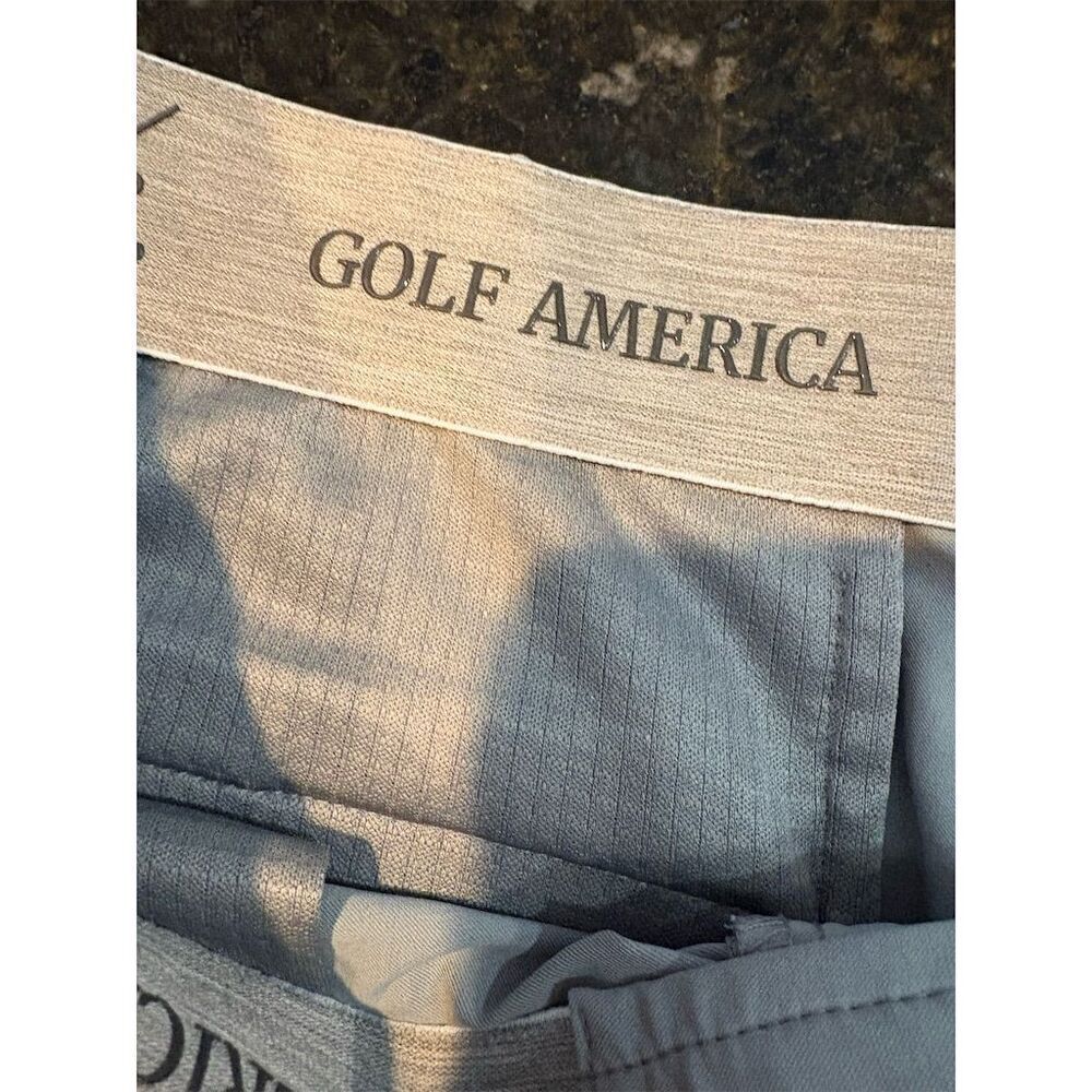 Golf America Men's Gray Chino Shorts Size 36 Casual Summer - Picture 8 of 10
